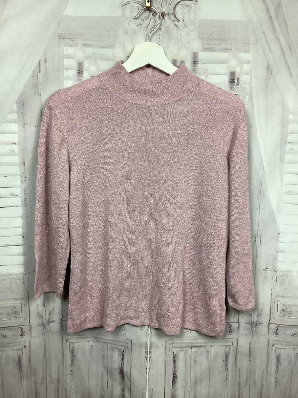Hampshire Studio Pink Sparkle Top XL